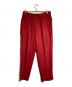 ISSEY MIYAKE MEN（イッセイミヤケメン）の古着「2タックリネンスラックス」｜レッド