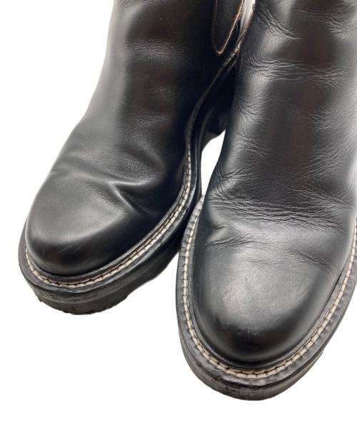 LOUIS VUITTON（ルイ ヴィトン）LOUIS VUITTON (ルイ ヴィトン) LV ボブール・ライン アンクル ブラック サイズ:36・1/2の古着・服飾アイテム