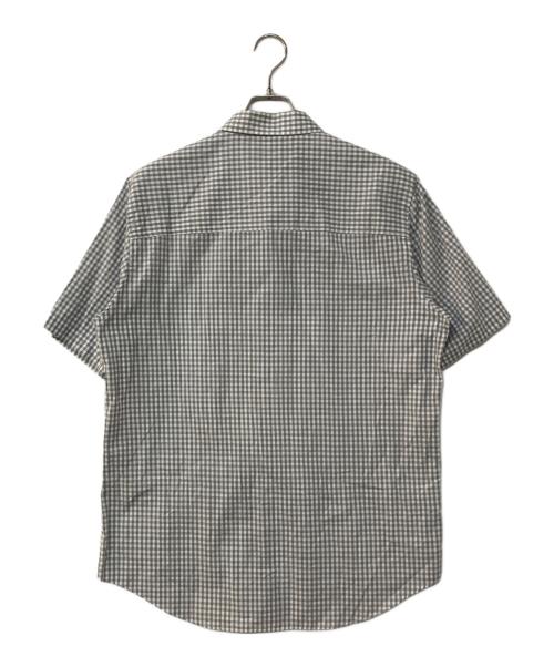 URSUS BAPE（アーサスベイプ）URSUS BAPE (アーサスベイプ) 半袖ギンガムチェックシャツ グレー サイズ:XLの古着・服飾アイテム
