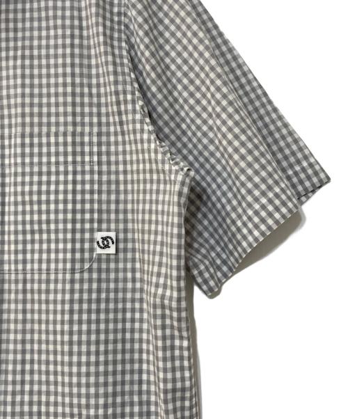 URSUS BAPE（アーサスベイプ）URSUS BAPE (アーサスベイプ) 半袖ギンガムチェックシャツ グレー サイズ:XLの古着・服飾アイテム