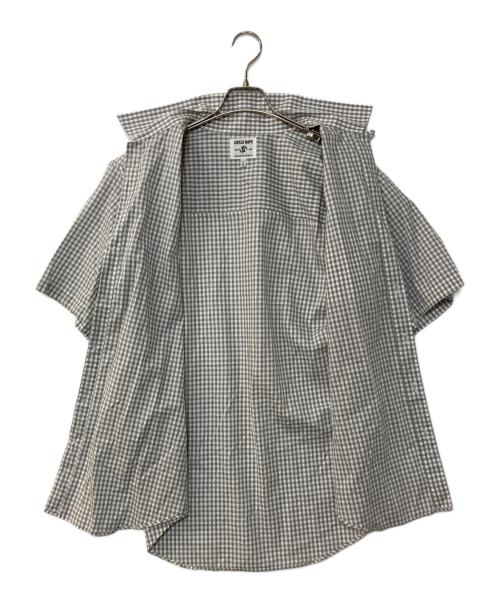 URSUS BAPE（アーサスベイプ）URSUS BAPE (アーサスベイプ) 半袖ギンガムチェックシャツ グレー サイズ:XLの古着・服飾アイテム