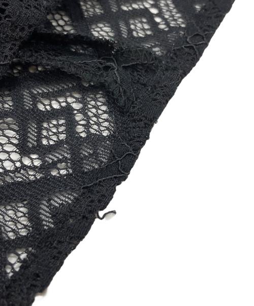 Lily Brown（リリーブラウン）Lily Brown (リリーブラウン) レースチャイナワンピース ブラックの古着・服飾アイテム