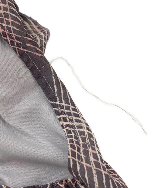 Snidel（スナイデル）Snidel (スナイデル) Sustainaプリントプリーツワンピ パープルの古着・服飾アイテム