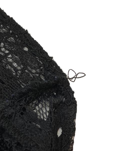 Lily Brown（リリーブラウン）Lily Brown (リリーブラウン) パッチワークレースワンピース ブラックの古着・服飾アイテム