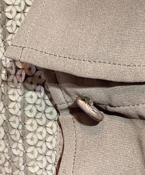 tricot COMME des GARCONS（トリココムデギャルソン）tricot COMME des GARCONS (トリココムデギャルソン) スパンコールラップスカート カーキ サイズ:Freeの古着・服飾アイテム