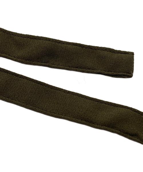 tricot COMME des GARCONS（トリココムデギャルソン）tricot COMME des GARCONS (トリココムデギャルソン) スパンコールラップスカート カーキ サイズ:Freeの古着・服飾アイテム