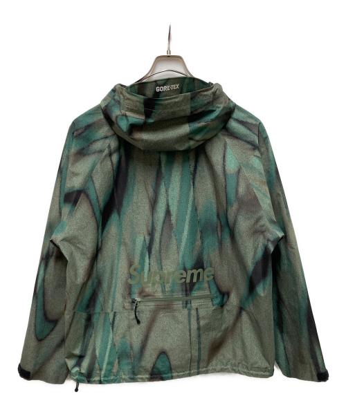 SUPREME（シュプリーム）SUPREME (シュプリーム) Paclite Shell Jacket グリーン×ブラック サイズ:Mの古着・服飾アイテム