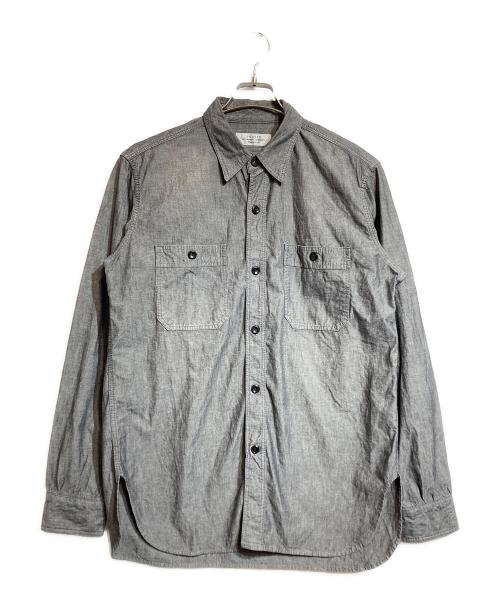 UNUSED（アンユーズド）UNUSED (アンユーズド) デニムシャツ グレー サイズ:3の古着・服飾アイテム