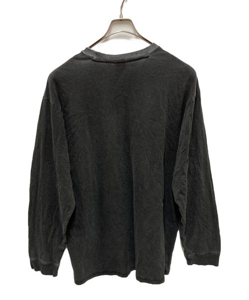 SUPREME（シュプリーム）SUPREME (シュプリーム) THE NORTH FACE (ザ ノース フェイス) Pigment Printed L/S Top グレー サイズ:Lの古着・服飾アイテム