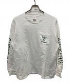 SUPREME×South2 West8シュプリーム×サウスツー ウエストエイト）の古着「L/S Pocket Tee」｜ホワイト