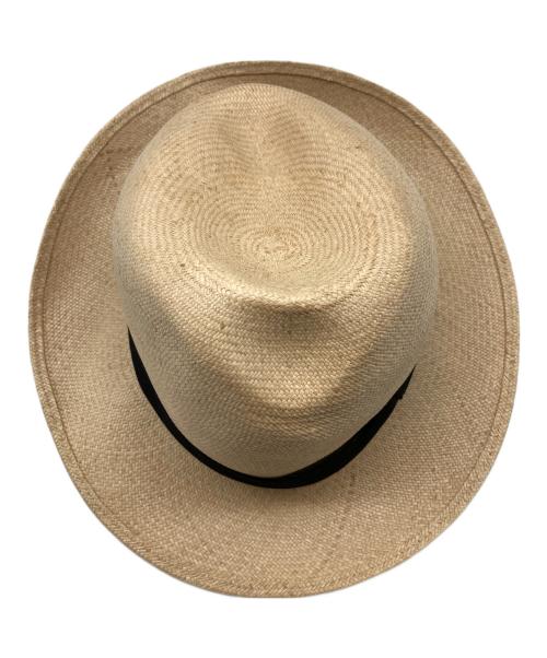 BORSALINO（ボルサリーノ）BORSALINO (ボルサリーノ) パナマハット ベージュ サイズ:58の古着・服飾アイテム
