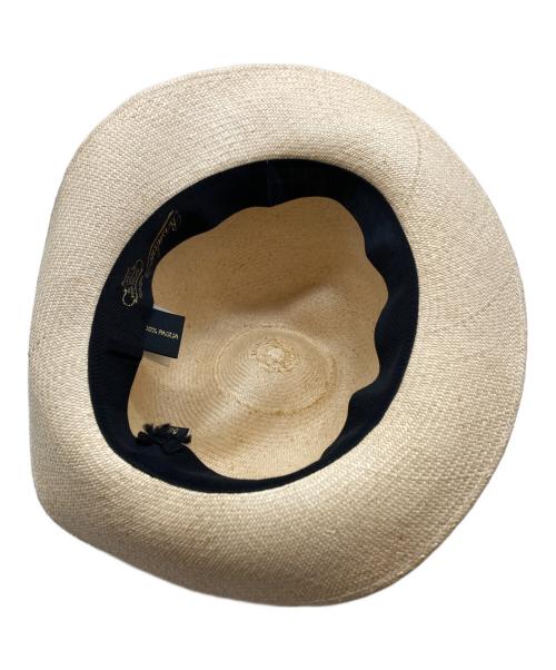 BORSALINO（ボルサリーノ）BORSALINO (ボルサリーノ) パナマハット ベージュ サイズ:58の古着・服飾アイテム