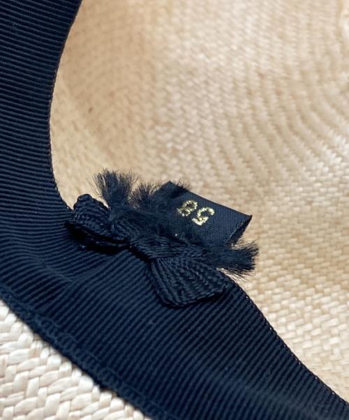 BORSALINO（ボルサリーノ）BORSALINO (ボルサリーノ) パナマハット ベージュ サイズ:58の古着・服飾アイテム