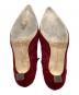 中古・古着 Manolo Blahnik (マノロブラニク) ショートブーティ レッド サイズ:37・1/2：24000円