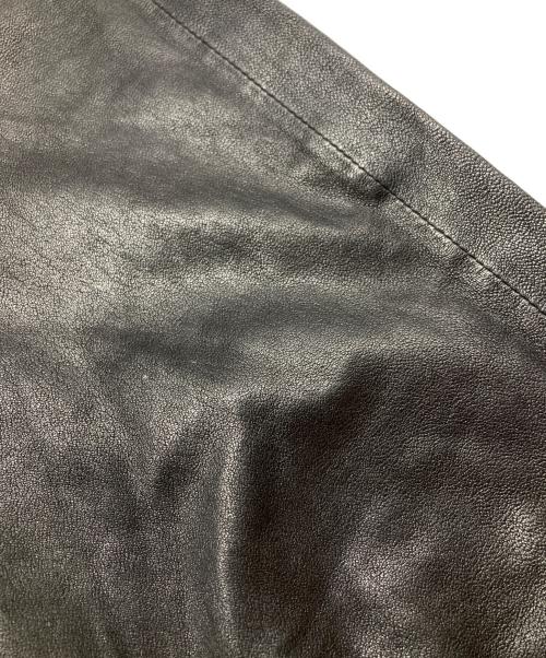 DIOR HOMME（ディオール オム）Dior Homme (ディオール オム) ラムレザーパンツ ブラック サイズ:42の古着・服飾アイテム