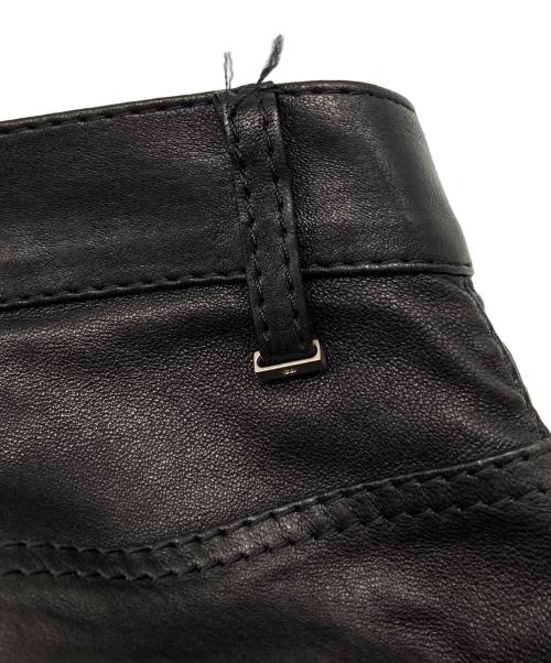 DIOR HOMME（ディオール オム）Dior Homme (ディオール オム) ラムレザーパンツ ブラック サイズ:42の古着・服飾アイテム