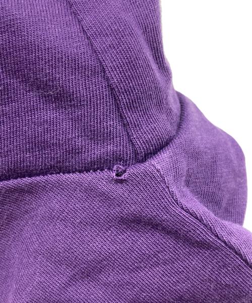 SOFTHYPHEN（ソフトハイフン）SOFTHYPHEN (ソフトハイフン) LAYERED SLEEVE L/S TEE パープル×グレー サイズ:03の古着・服飾アイテム