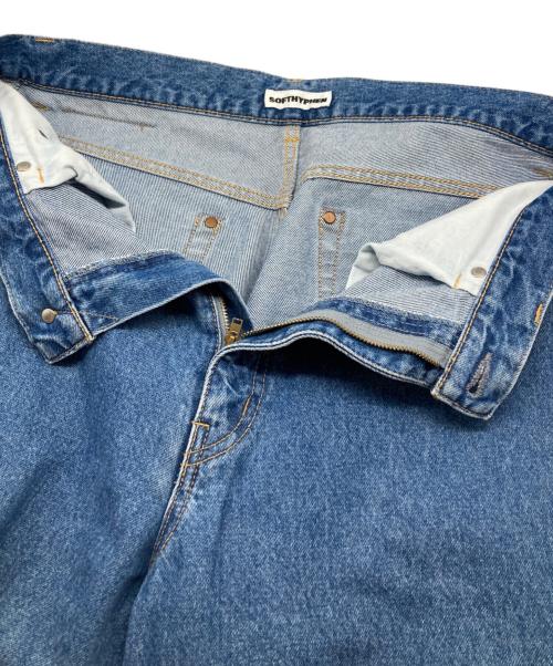 SOFTHYPHEN（ソフトハイフン）SOFTHYPHEN (ソフトハイフン) BAGGY FIT JEANS インディゴ サイズ:32の古着・服飾アイテム