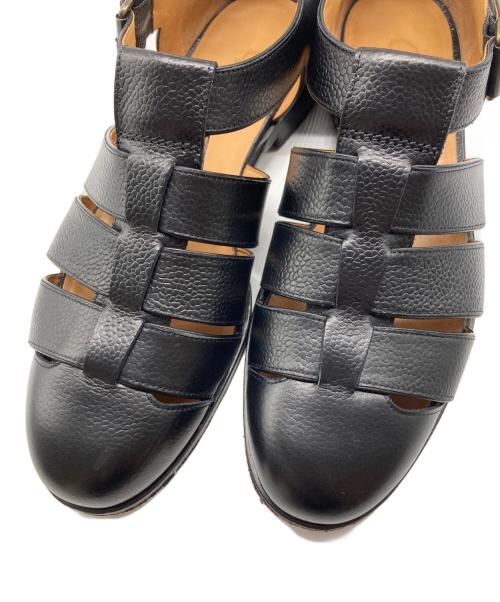 Giacometti（ジャコメッティ）Giacometti (ジャコメッティ) グルカサンダル ブラック サイズ:42の古着・服飾アイテム