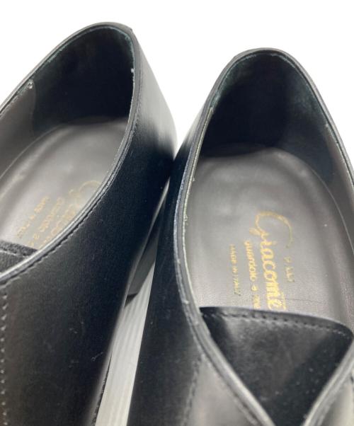 Giacometti（ジャコメッティ）Giacometti (ジャコメッティ) プレーントゥシューズ ブラック サイズ:42の古着・服飾アイテム