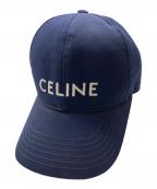 CELINEセリーヌ）の古着「ベースボールキャップ」｜ネイビー