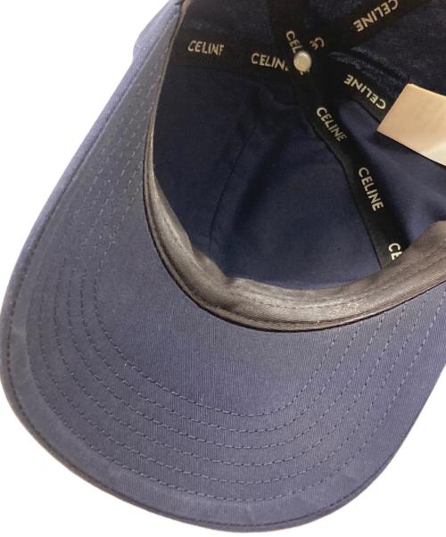 CELINE（セリーヌ）CELINE (セリーヌ) ベースボールキャップ ネイビー サイズ:Ｍの古着・服飾アイテム
