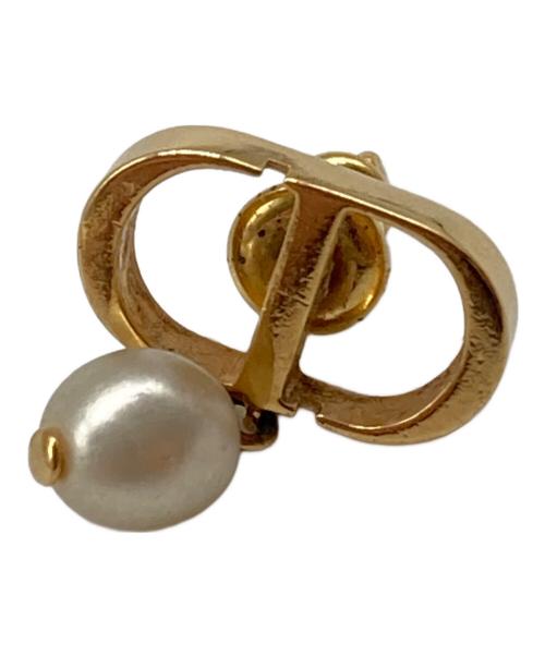 Christian Dior（クリスチャン ディオール）Christian Dior (クリスチャン ディオール) Petit CD ピアス ゴールドの古着・服飾アイテム