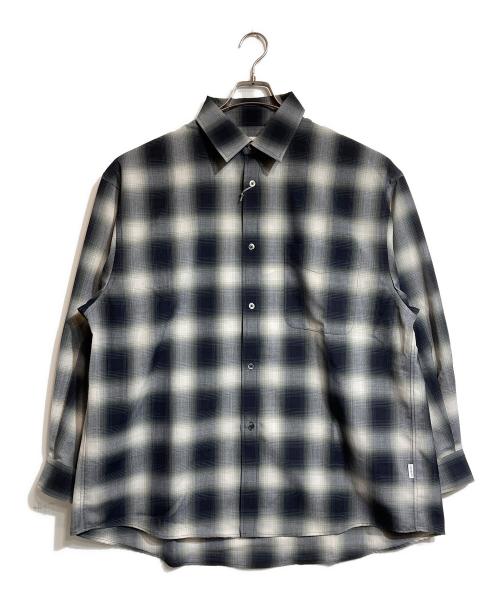 CLESSTE（クレスト）CLESSTE (クレスト) Ombre Check Classic City L/S SHIRT グレー サイズ:2の古着・服飾アイテム