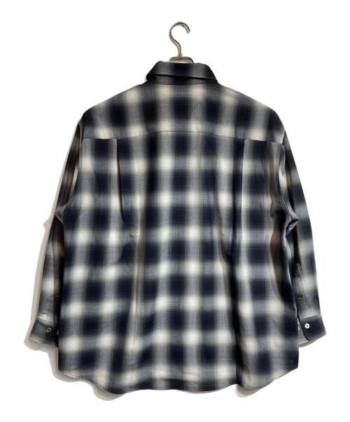 CLESSTE（クレスト）CLESSTE (クレスト) Ombre Check Classic City L/S SHIRT グレー サイズ:2の古着・服飾アイテム