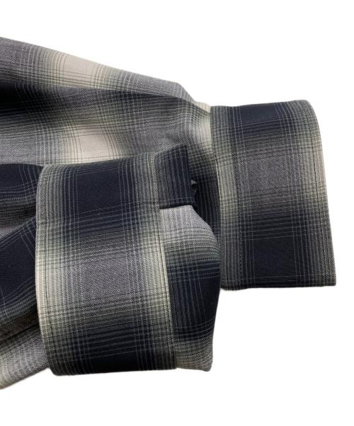 CLESSTE（クレスト）CLESSTE (クレスト) Ombre Check Classic City L/S SHIRT グレー サイズ:2の古着・服飾アイテム