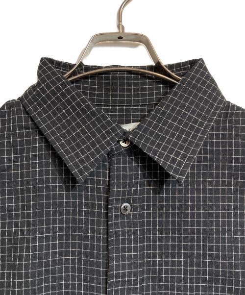 CLESSTE（クレスト）CLESSTE (クレスト) GRAPH CHECK CLASSIC CITY S/S SHIRT ブラック サイズ:2の古着・服飾アイテム