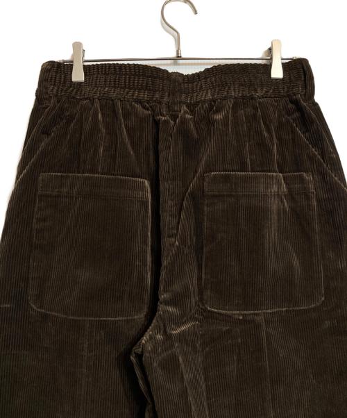 CLESSTE（クレスト）CLESSTE (クレスト) WOOL CORDUROY MASSIVE TWISTED PANTS ブラウン サイズ:2の古着・服飾アイテム