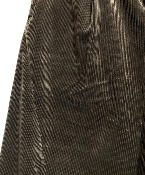 CLESSTE（クレスト）CLESSTE (クレスト) WOOL CORDUROY MASSIVE TWISTED PANTS ブラウン サイズ:2の古着・服飾アイテム