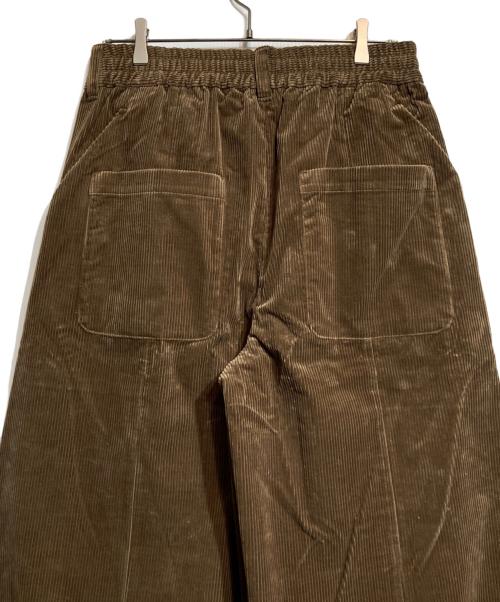 CLESSTE（クレスト）CLESSTE (クレスト) WOOL CORDUROY MASSIVE TWISTED PANTS ブラウン サイズ:2の古着・服飾アイテム