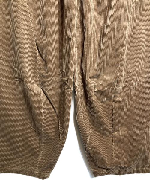 CLESSTE（クレスト）CLESSTE (クレスト) WOOL CORDUROY MASSIVE TWISTED PANTS ブラウン サイズ:2の古着・服飾アイテム