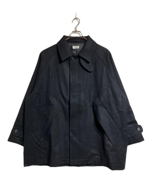 CLESSTE（クレスト）CLESSTE (クレスト) WOOL MELTON BALMACAAN HALF COAT ブラック サイズ:2の古着・服飾アイテム