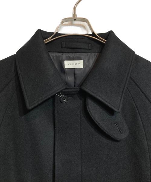 CLESSTE（クレスト）CLESSTE (クレスト) WOOL MELTON BALMACAAN HALF COAT ブラック サイズ:2の古着・服飾アイテム