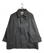 CLESSTEクレスト）の古着「WOOL MELTON BALMACAAN HALF COAT」｜グレー