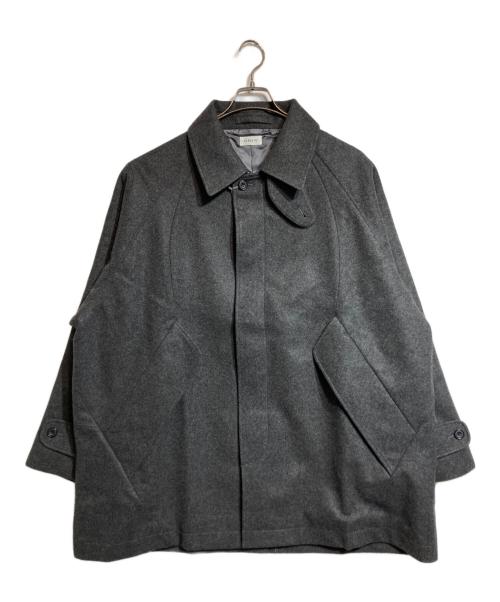 CLESSTE（クレスト）CLESSTE (クレスト) WOOL MELTON BALMACAAN HALF COAT グレー サイズ:2の古着・服飾アイテム