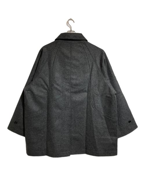 CLESSTE（クレスト）CLESSTE (クレスト) WOOL MELTON BALMACAAN HALF COAT グレー サイズ:2の古着・服飾アイテム