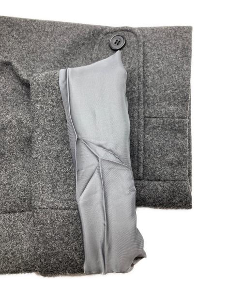 CLESSTE（クレスト）CLESSTE (クレスト) WOOL MELTON BALMACAAN HALF COAT グレー サイズ:2の古着・服飾アイテム