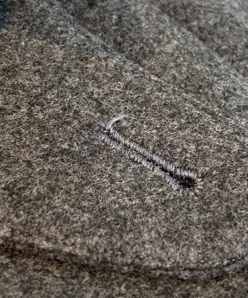 CLESSTE（クレスト）CLESSTE (クレスト) WOOL MELTON BALMACAAN HALF COAT グレー サイズ:2の古着・服飾アイテム