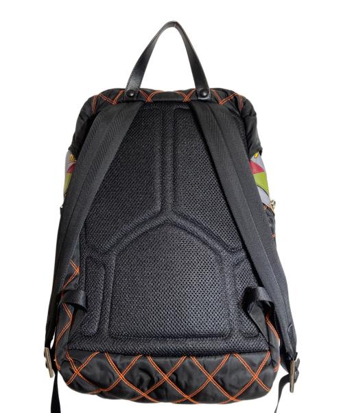 PRADA（プラダ）PRADA (プラダ) 総柄リュックサック マルチカラー サイズ:不明の古着・服飾アイテム