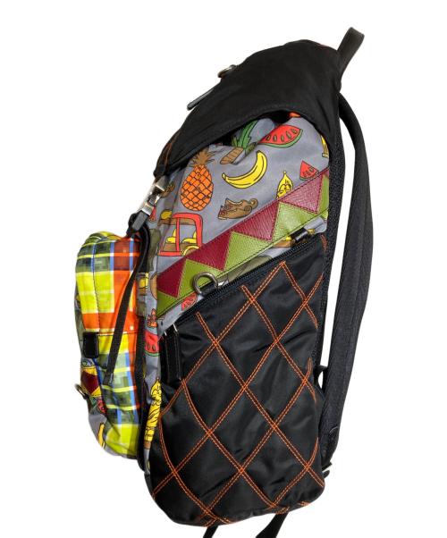 PRADA（プラダ）PRADA (プラダ) 総柄リュックサック マルチカラー サイズ:不明の古着・服飾アイテム