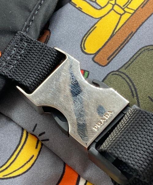 PRADA（プラダ）PRADA (プラダ) 総柄リュックサック マルチカラー サイズ:不明の古着・服飾アイテム