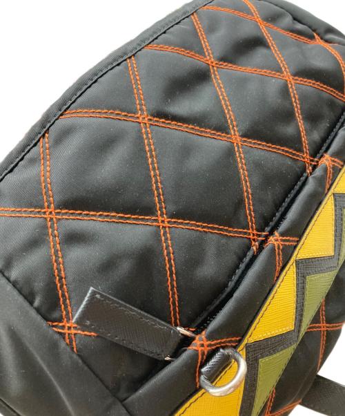 PRADA（プラダ）PRADA (プラダ) 総柄リュックサック マルチカラー サイズ:不明の古着・服飾アイテム