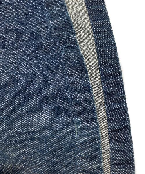 KAPITAL（キャピタル）KAPITAL (キャピタル) ハイウエストバギージーンズ インディゴの古着・服飾アイテム