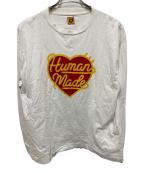 HUMAN MADEヒューマンメイド）の古着「Graphic L/S T-Shirt」｜ホワイト