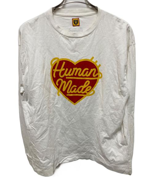 HUMAN MADE（ヒューマンメイド）HUMAN MADE (ヒューマンメイド) Graphic L/S T-Shirt ホワイト サイズ:Mの古着・服飾アイテム