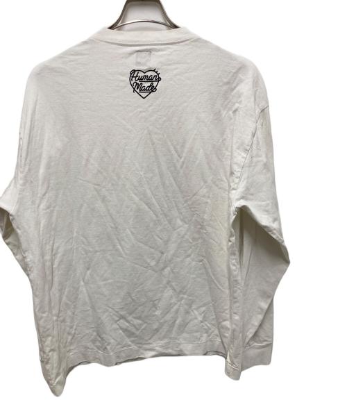 HUMAN MADE（ヒューマンメイド）HUMAN MADE (ヒューマンメイド) Graphic L/S T-Shirt ホワイト サイズ:Mの古着・服飾アイテム
